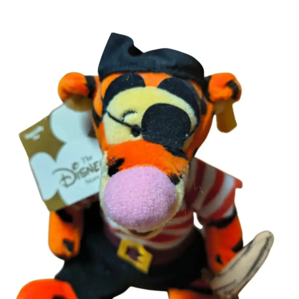Disney Bean Bag Plush - PIRATE TIGGER (Winnie the Pooh)(9 inch) - Mint w/Tag